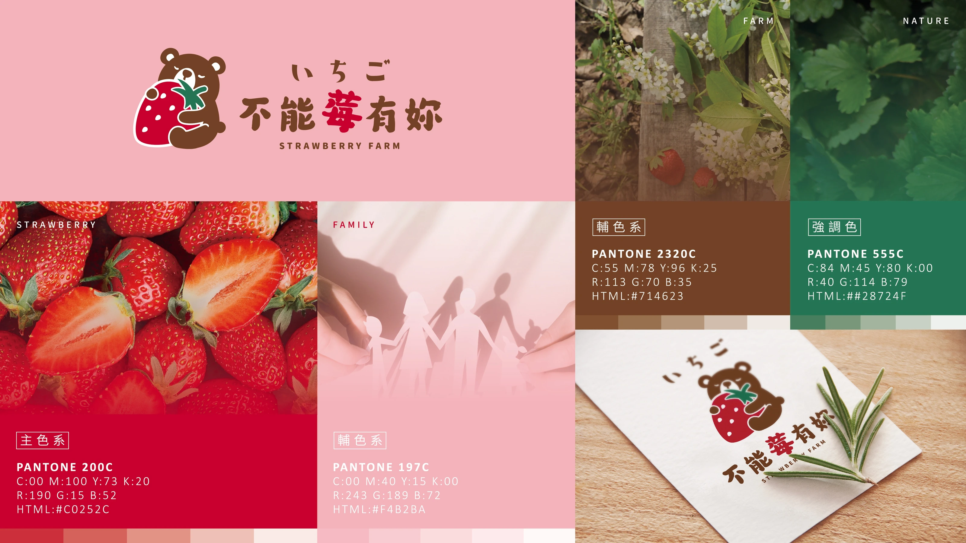 不能莓有妳 草莓園品牌識別與手提盒包裝 04