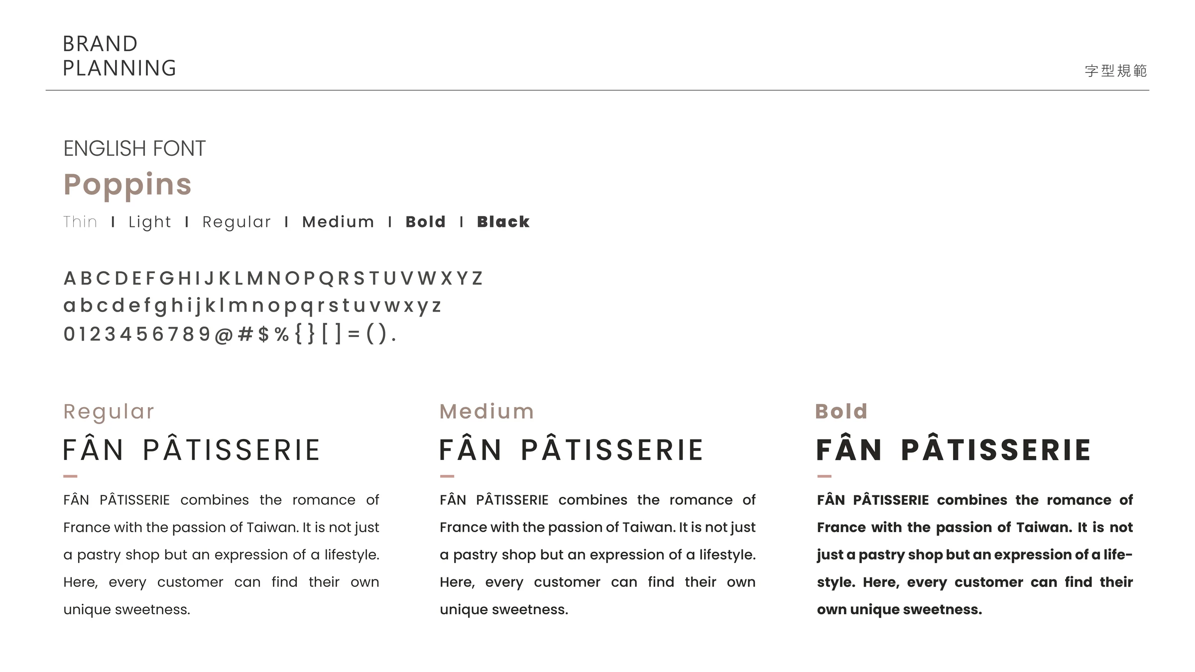 FÂN PÂTISSERIE 品牌識別設計 10