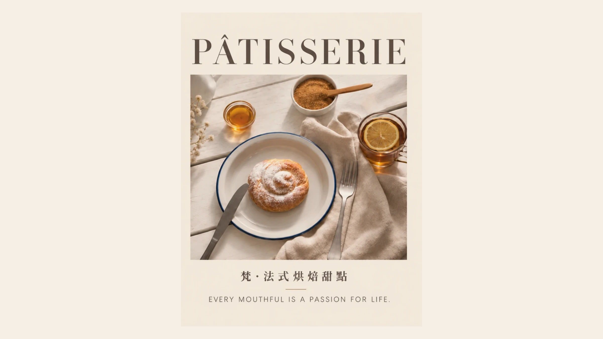 FÂN PÂTISSERIE 品牌識別設計 04
